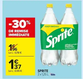 Carrefour Market Sprite sprite offre