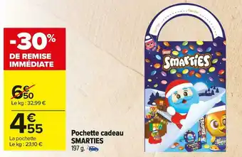 Carrefour Market Smarties pochette cadeau offre