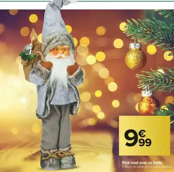 Carrefour Market Père noel avec sa hotte offre
