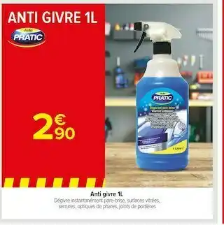 Carrefour Market Auto pratic anti givre 1l offre