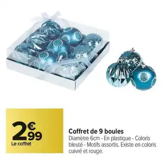 Coffret de 9 boules