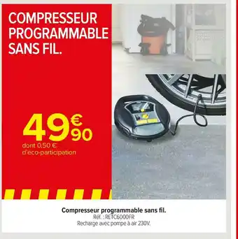 Compresseur programmable sans fil.