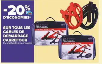Carrefour Market Carrefour bon plan sur tous les câbles de démarrage carrefour offre