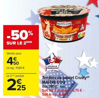 Carrefour Market Maitre coq coq en box offre