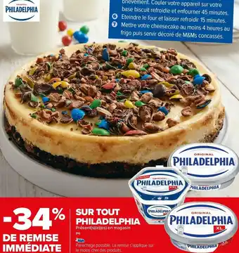 Carrefour Market Bon plan sur tout philadelphia offre