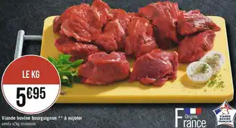 Géant Casino Viande bovine bourguignon ** à mijoter offre