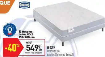 Conforama Matelas Lotus offre