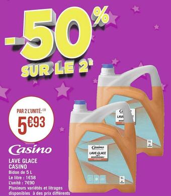 Casino lave glace