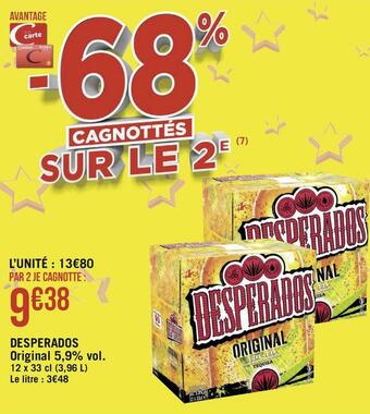 Desperados desperados original 5,9% vol.