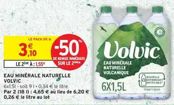 Intermarché Hyper VOLVIC Eau minérale naturelle offre