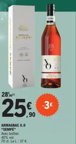 “SEMPÉ” Armagnac x.o