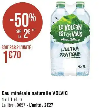 Volvic eau minérale naturelle