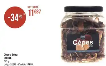 Cèpes extra borde