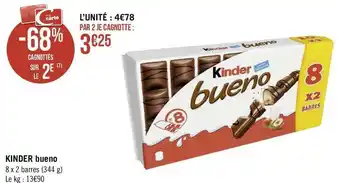 Géant Casino Kinder kinder bueno offre