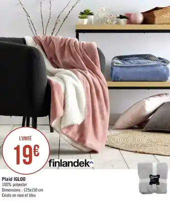 Finlandek plaid igloo
