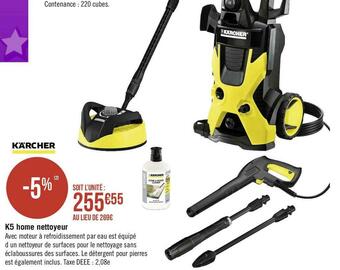 Géant Casino Karcher k5 home nettoyeur offre