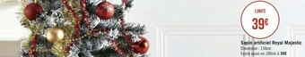 Géant Casino Sapin artificiel royal majestic offre