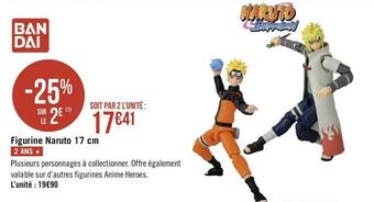 Géant Casino Figurine naruto 17 cm offre