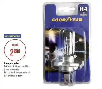 Géant Casino Good year lampes auto offre