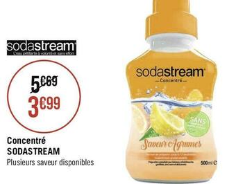 Géant Casino Sodastream concentré offre