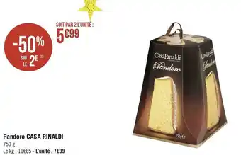 Géant Casino Casa rinaldi pandoro offre