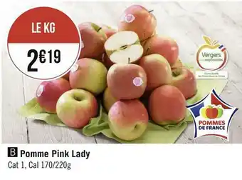 Géant Casino Pomme pink lady offre
