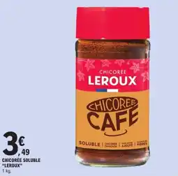 E.Leclerc "LEROUX" Chicorée soluble offre