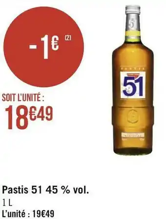 Pastis 51 pastis 51 45 % vol.