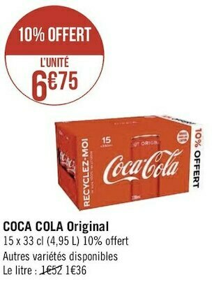 Géant Casino Coca cola coca cola original offre