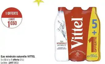 Géant Casino Vittel eau minérale naturelle offre