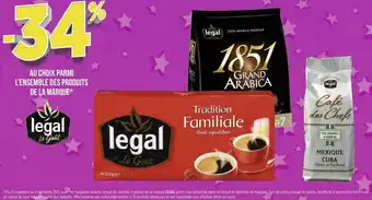 Géant Casino Legal bon plan sur l’ensemble des produits de la marque legal offre