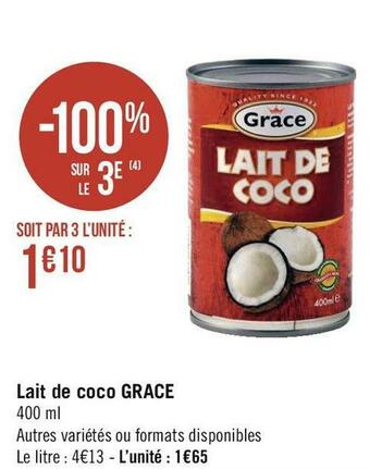 Grace lait de coco
