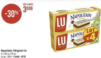 Géant Casino Lu napolitain l’original offre