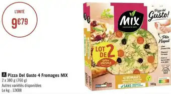 Géant Casino Mix pizza del gusto 4 fromages offre