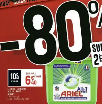 Ariel lessive original all in 1 pods**