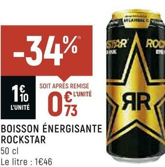 Spar Rockstar boisson énergisante offre
