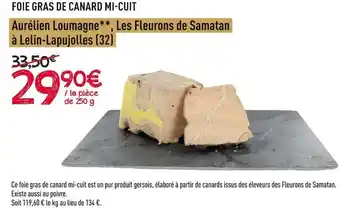 Frais d'ici Aurélien Loumagne Foie gras de canard mi-cuit offre