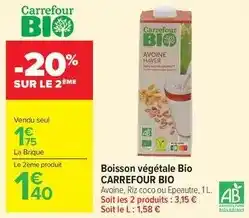 Hyper U Candia - lait uht demi écrémé grandlait offre