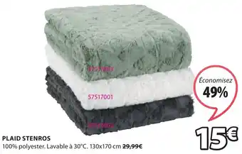 JYSK Plaid stenros offre