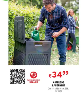 Trafic Coffre de rangemet offre