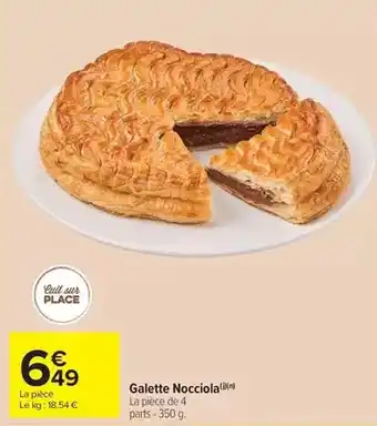 Carrefour Market Galette nocciola offre