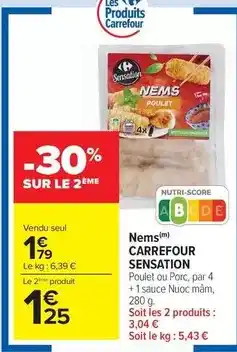 Carrefour Market Carrefour - nems sensation offre