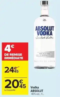 Carrefour Market Absolut - vodka offre