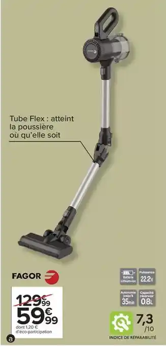 Carrefour Market Fagor - faber-flox- atient la poussière offre