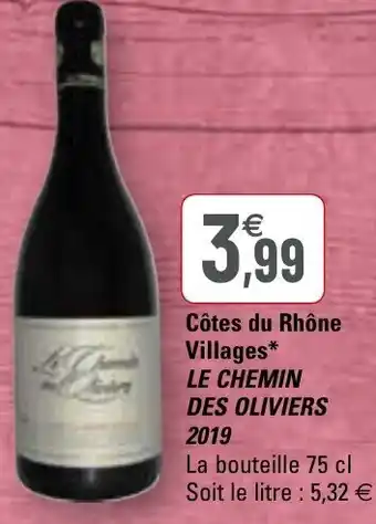 G20 Côtes du rhône villages offre
