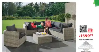 Trafic Salon de jardin Mantova offre