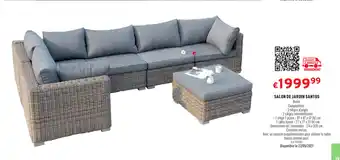 Trafic Salon de Jardin Santos offre