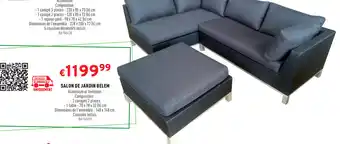 Trafic Salon de jardin Belem offre