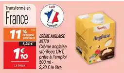 Netto Crème anglaise offre