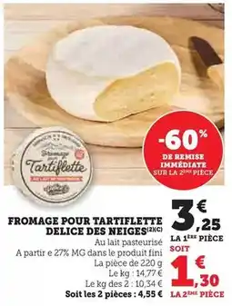 U Express Tomme aux fleurs offre